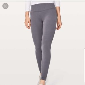 Lululemon Align Pant II 25" Dark Carbon Size 6